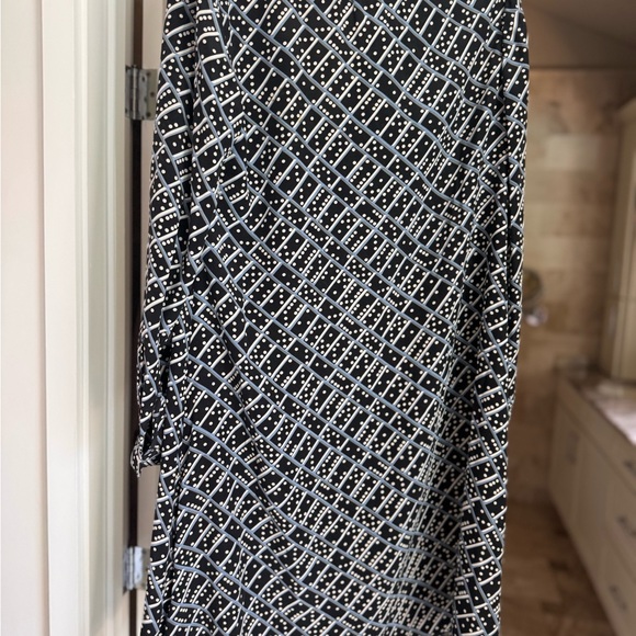 LK Bennett Domino Dot Silk Shirtdress - Picture 4 of 4